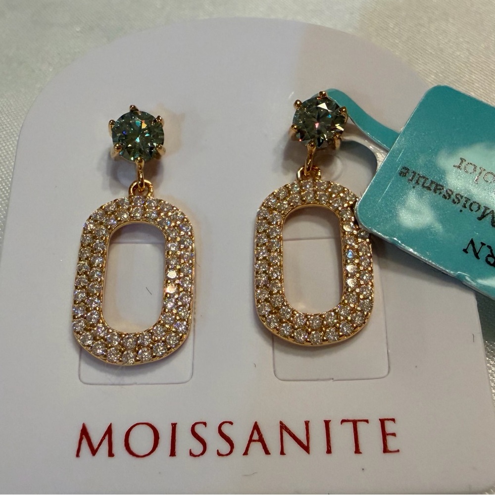 Gold Over Sterling Silver Earrings